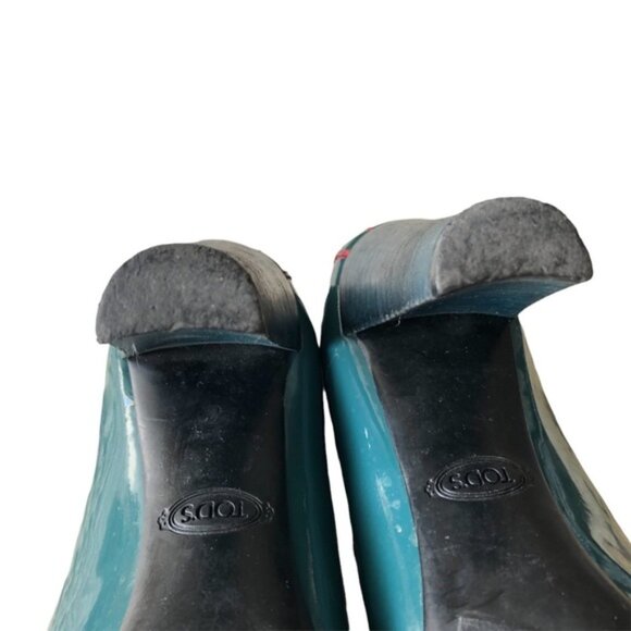 TOD’s patent turquoise pumps - Picture 8 of 10